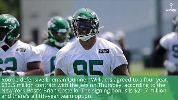 WATCH: Jets Reach Four-year Deal With Rookie Quinnen Williams